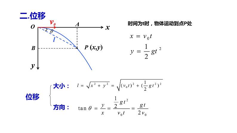 第五章抛体运动第4节抛体运动的规律—新教材人教版（2019）高中物理必修第二册课件05