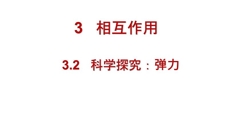 必修1物理新教材鲁科第三章32科学探究：弹力pptx_13第1页