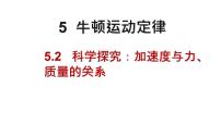 加速度与力、质量的关系PPT课件免费下载2023