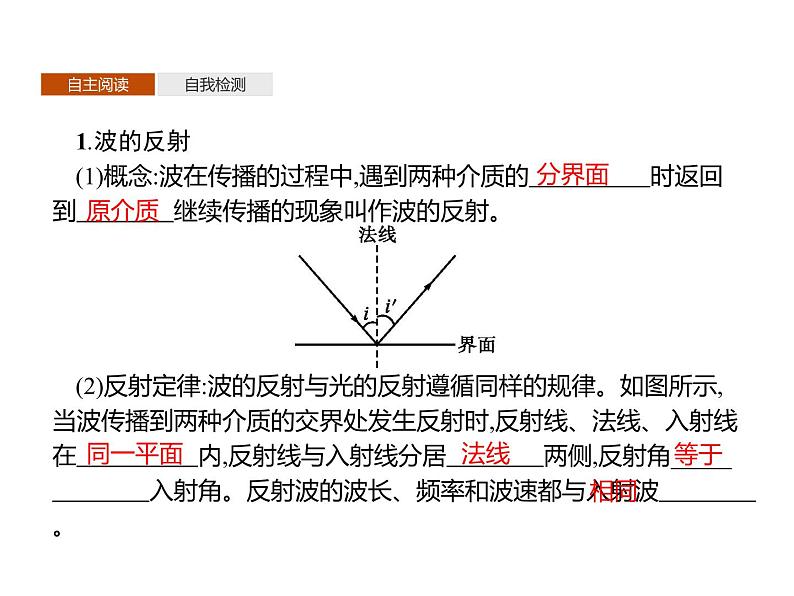 波的反射、折射和衍射PPT课件免费下载03