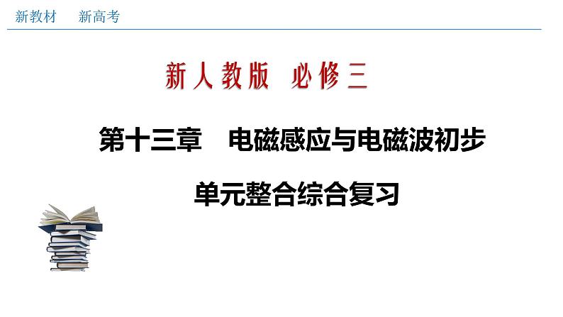 必修3物理新教材人教版第十三章电磁感应与电磁波初步单元综合pptx_2401