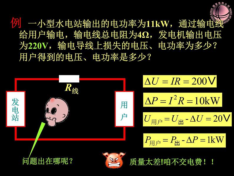 选择性必修第二册物理5新教材人教版34电能的输送ppt_9第6页