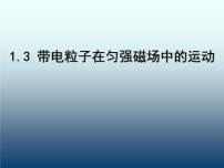 带电粒子在匀强磁场中的运动PPT课件免费下载