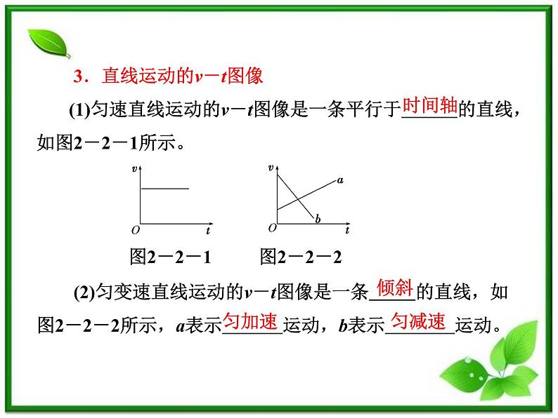 高一物理必修1课件：第二章 第2节《匀变速直线运动的速度与时间的关系》07