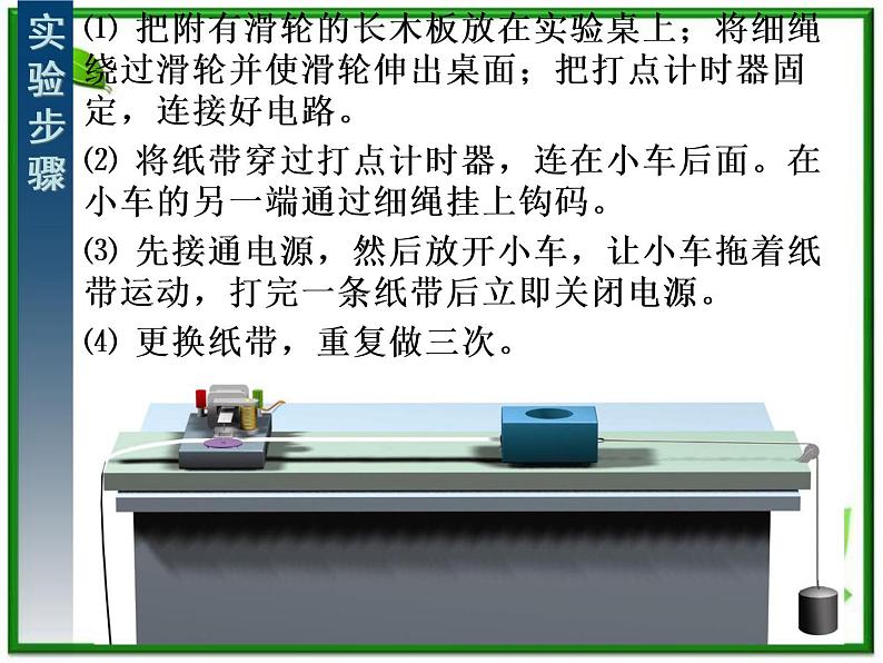 高中物理人教版必修一实验-《探究小车速度随时间变化的规律》（参考课件）04