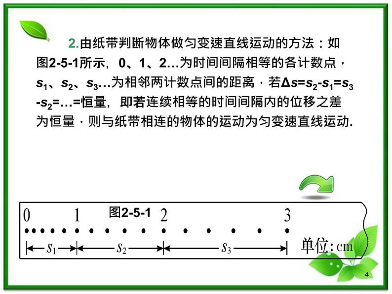 （广西）届高三复习物理课件：实验：研究匀变速直线运动第4页