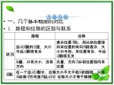 -2014学年高一物理配套课件：1章回顾总结（人教版必修1）