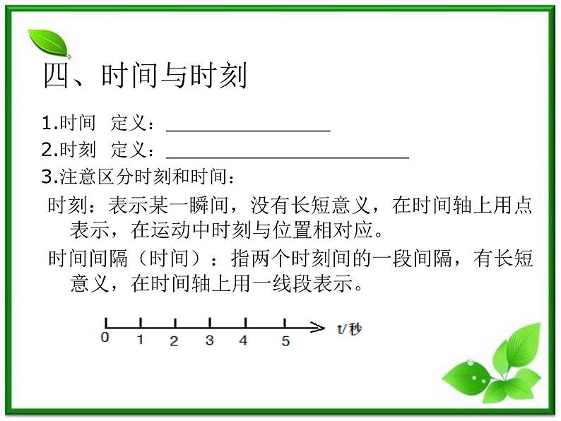 高中物理人教版必修1课件 运动的基本概念第8页