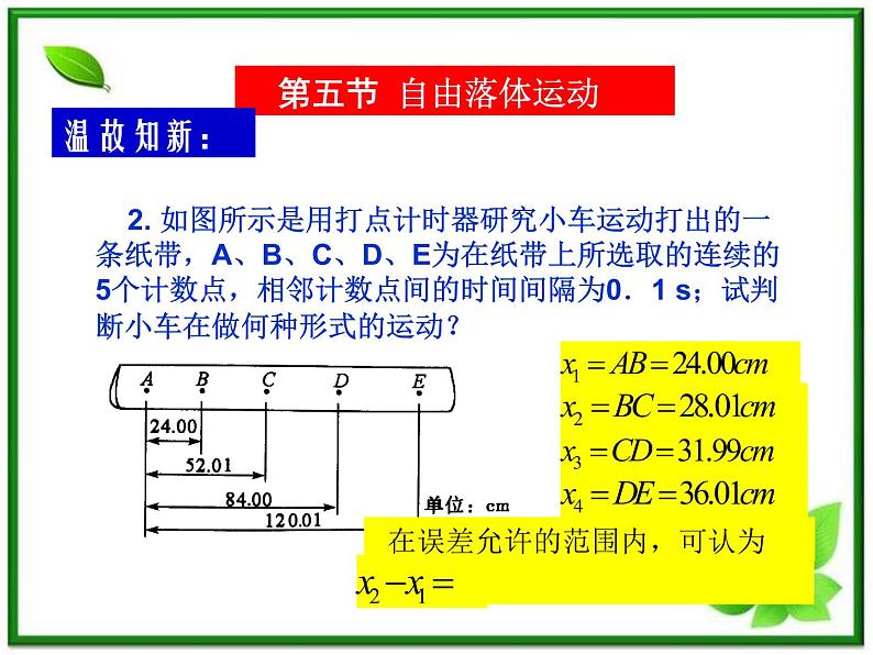 《自由落体运动》课件1（14张PPT）（新人教版必修1）第4页