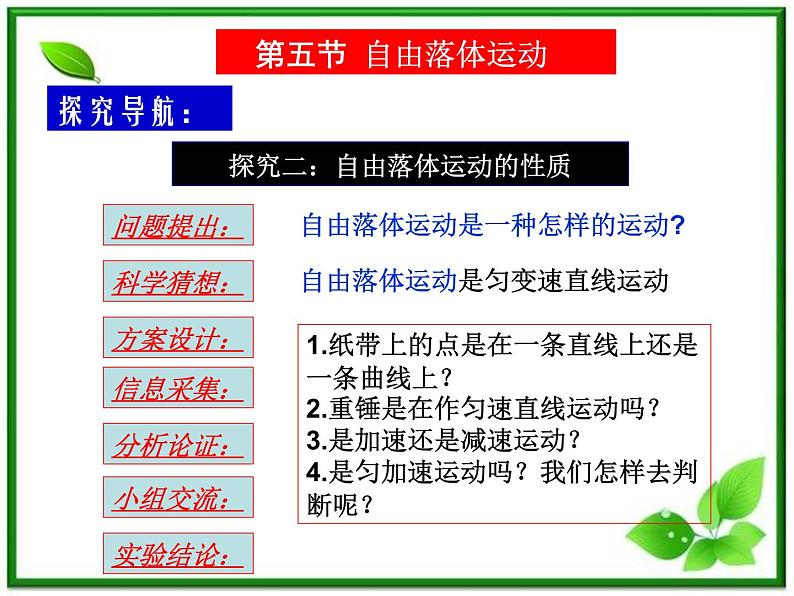 《自由落体运动》课件1（14张PPT）（新人教版必修1）第7页