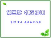 【精品】高一物理课件 3.1 《重力 基本相互作用》 3（新人教版必修1）