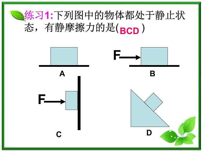 安徽省宿州市泗县二中-学年高一物理3.3《摩擦力》课件（人教版必修1）07