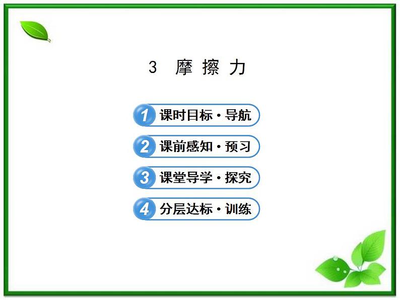 届广西宾阳中学高三物理阶段复习课件：《摩擦力》01