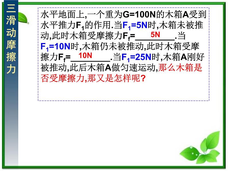 江苏省宿迁市泗县二中高一物理 3.3《摩擦力》课件2（人教版必修1）第2页