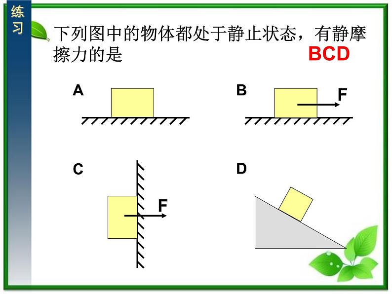 江西省新余九中高一物理《3.3摩擦力》课件07