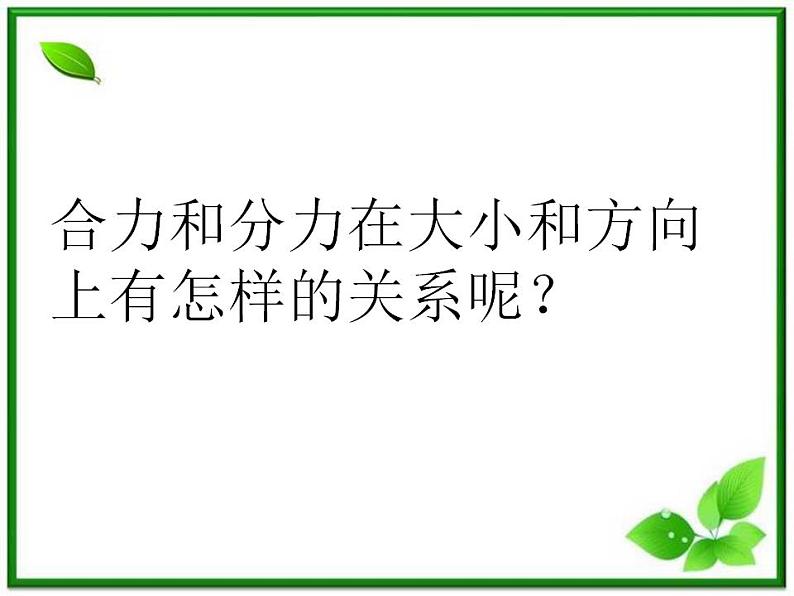 物理：3.4《力的合成》课件（3）（新人教版必修1）第8页