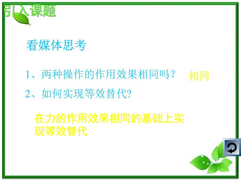 物理人教版必修1精品课件：《力的合成》第3页