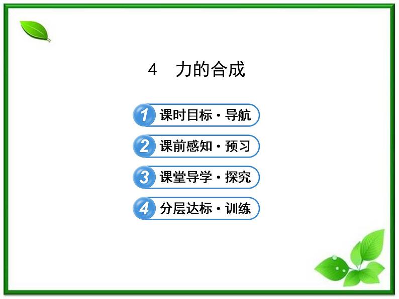 届广西宾阳中学高三物理阶段复习课件：《力的合成》01