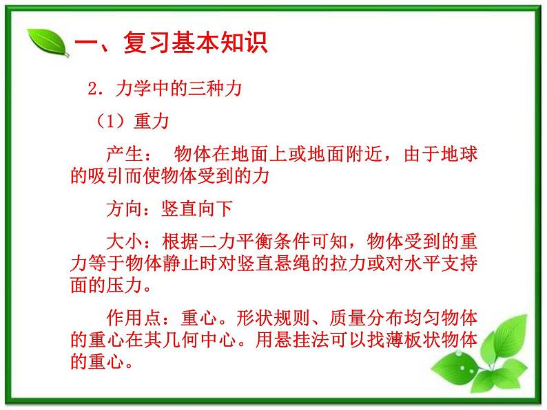 《重力　基本相互作用》课件6（32张PPT）（新人教版必修1）第2页