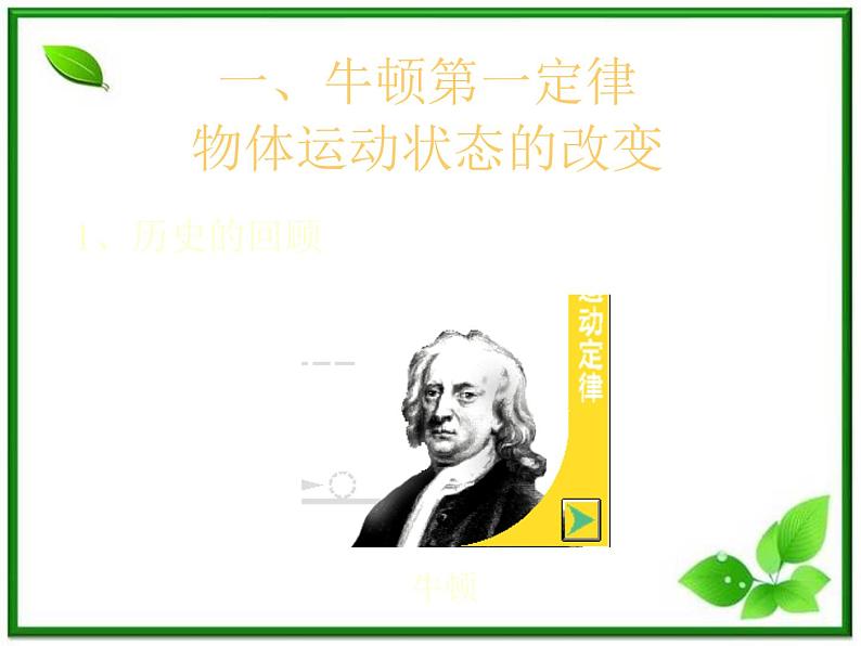 高一物理课件 4.1 牛顿第一定律 9（人教版必修1）02