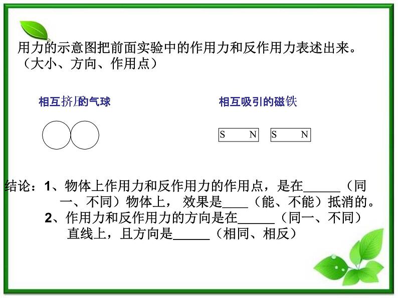 福建省莆田八中高一物理课件：4.5《 牛顿第三定律》（人教版必修1）第5页