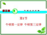 【精品】届高三物理一轮复习课件（人教版）：第4章  第5节  牛顿第一定律  牛顿第三定律
