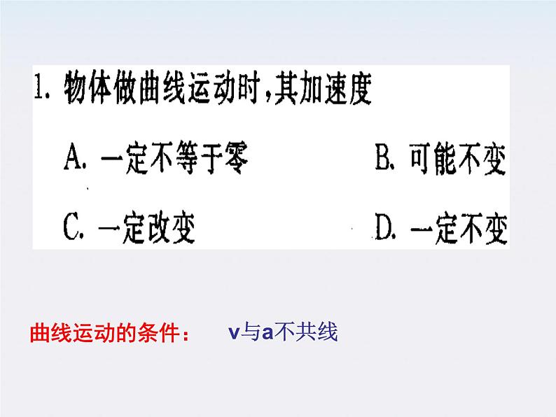 吉林省扶余一中高一物理 5.3《抛体运动的规律》课件1（人教版必修2）第2页