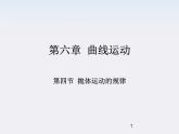 黑龙江省哈尔滨市木兰高级中学高一物理必修2 5.4《抛体运动的规律》课件（人教版）