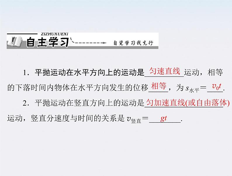 年高中物理 第五章 3《实验 研究平抛运动》课件（新人教版必修2）第2页