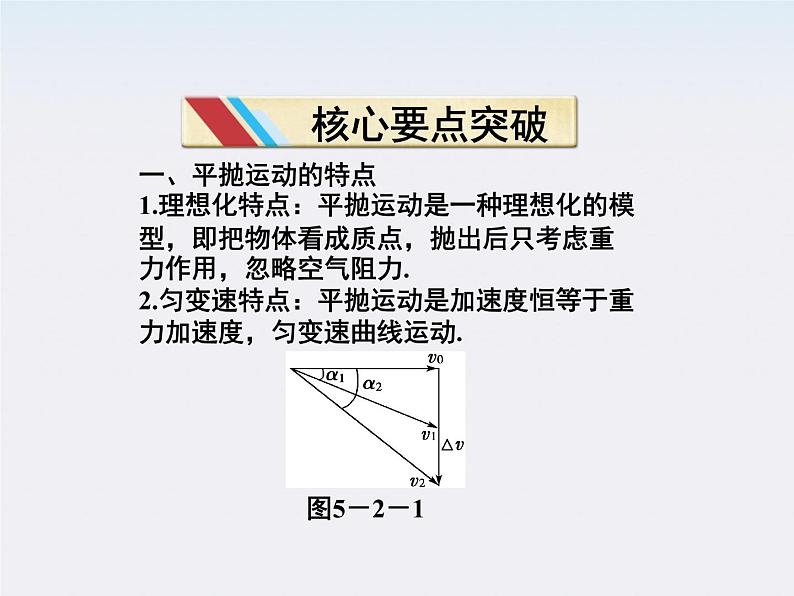 高一物理培优人教版必修2课件 第五章第二节《平抛运动》第7页