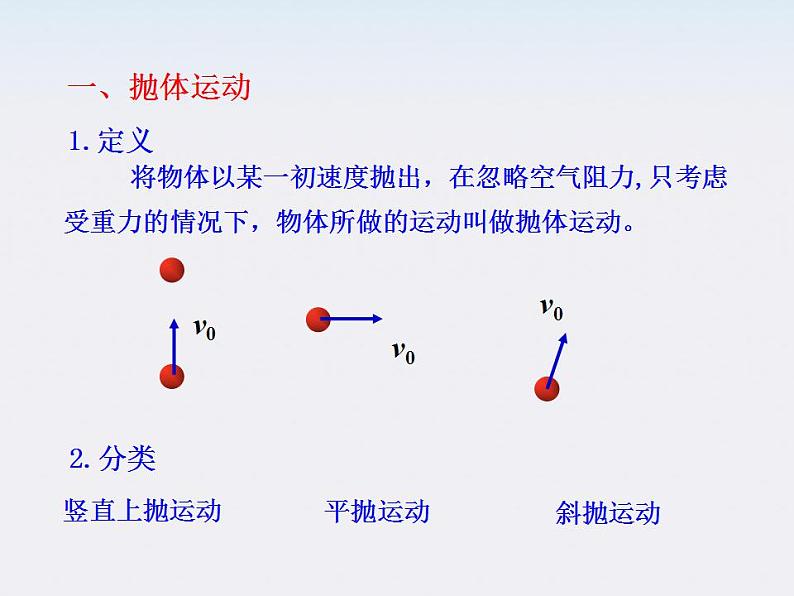 高一物理课件：2《平抛运动》（人教版必修2）第5页