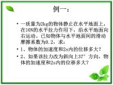 黑龙江省哈尔滨市木兰高级中学物理必修1《牛顿运动定律的应用举例》课件（新人教版）