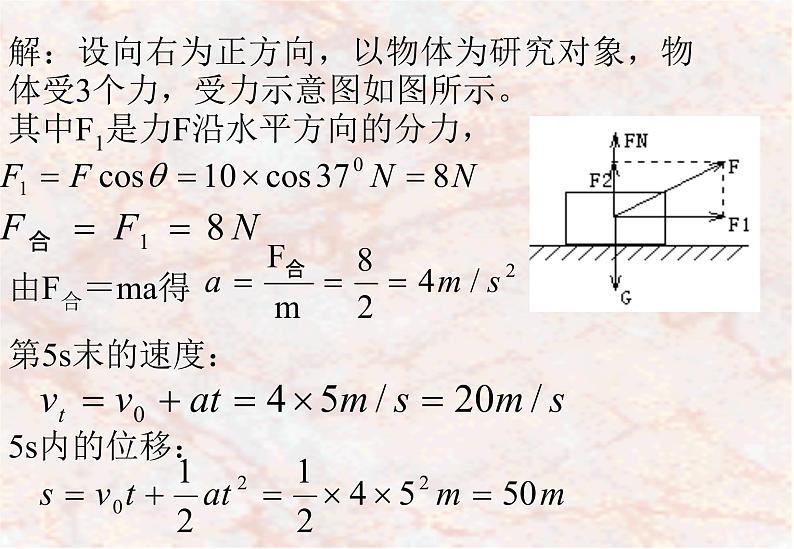 高一物理：4.6《牛顿运动定律的应用》课件4（新人教版必修1）06