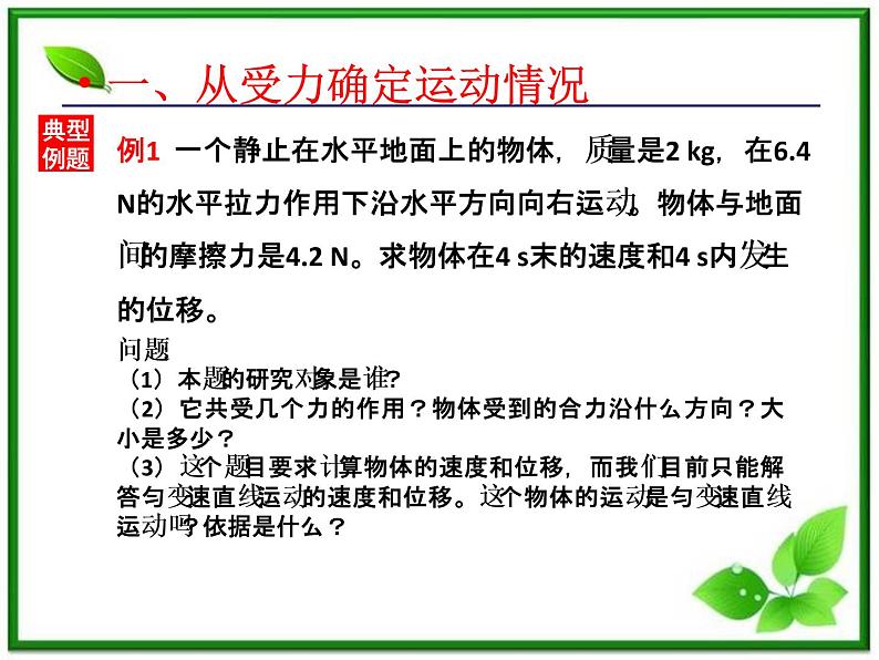 高中物理人教版必修一第四章牛顿运动定律：第6节《用牛顿运动定律解决问题（一）》课件03