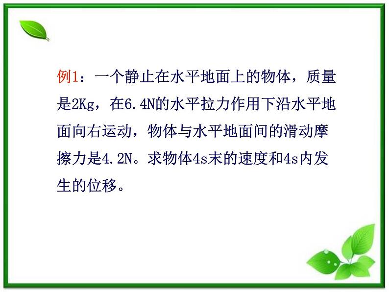 高中物理人教版必修1课件 用牛顿定律解决问题1第3页