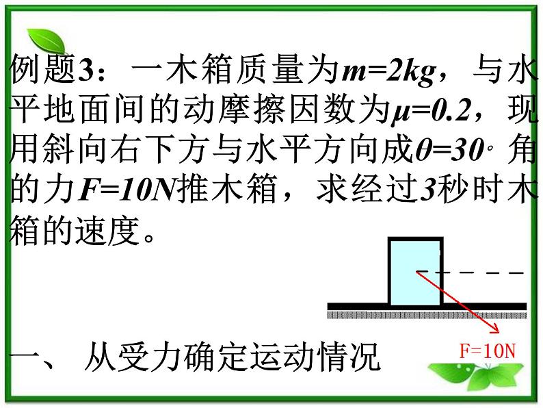 安徽省宿州市泗县二中-学年高一物理4.6《用牛顿运动定律解决问题（一）》课件（人教版必修1）06