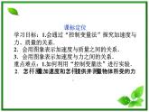 高一物理课件 4.2《实验：探究加速度与力、质量的关系》（人教版必修1）