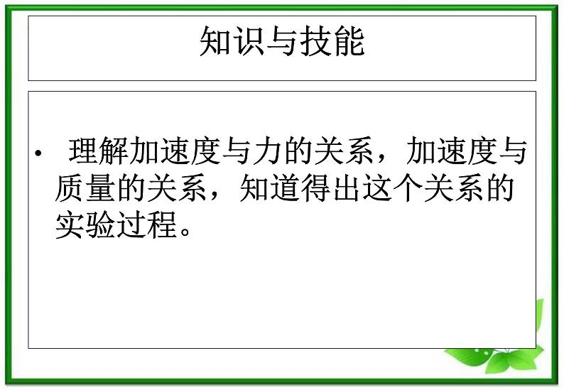 高一物理课件 4.2 实验：探究加速度与力、质量的关系 14（人教版必修1）02