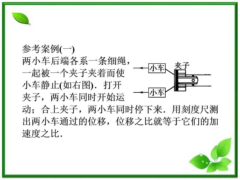 高一物理课件：4.2《实验：探究加速度与力、质量的关系》4（人教版必修1）07