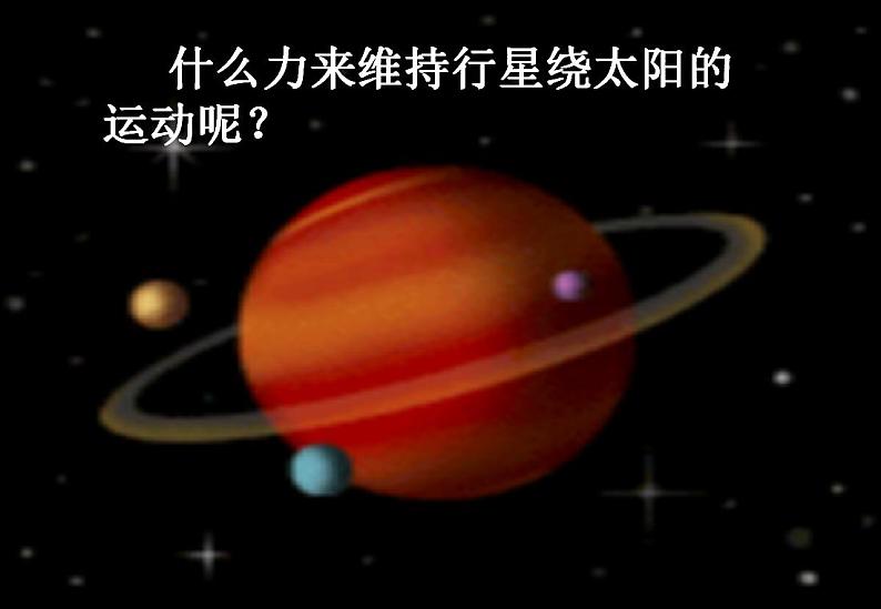 湖北省丹江口市第二中学高一物理《太阳与行星间的引力》 课件（2）第3页