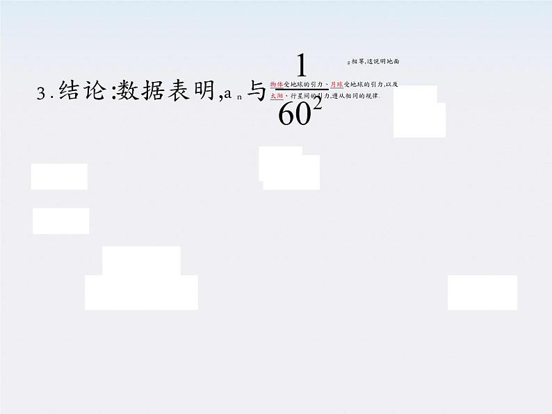 年春高中物理 6.3《万有引力定律》课件3 新人教版必修204