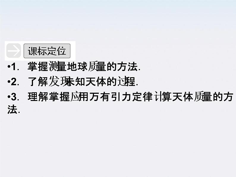 高中物理（新人教必修二）同步课件：6.4《万有引力理论的成就》2第3页