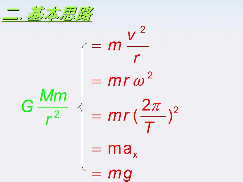 高一物理课件：6.4《万有引力理论的成就》6（人教版必修2）第4页