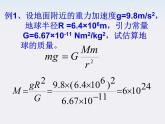 山东省沂水一中高一物理 6.4《万有引力理论的成就》课件（人教版必修2）