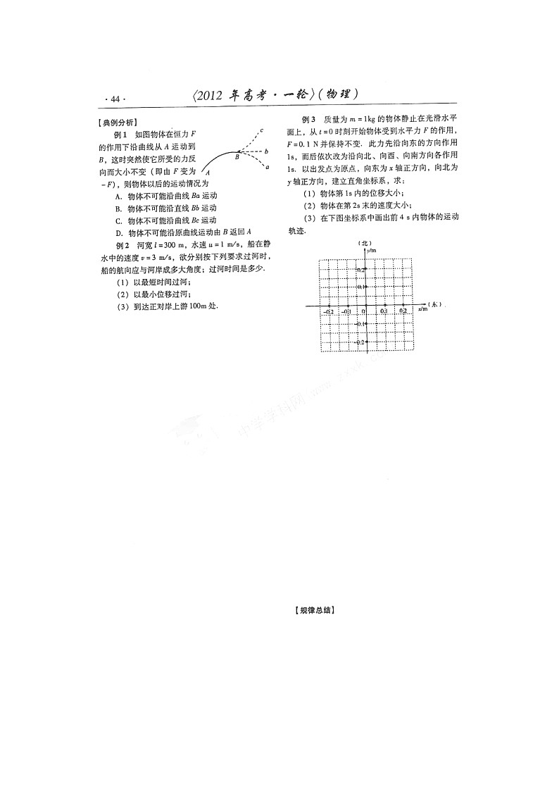 【山东】高考物理冲刺备考训练专项 65 宇宙航行学案（扫描版）02