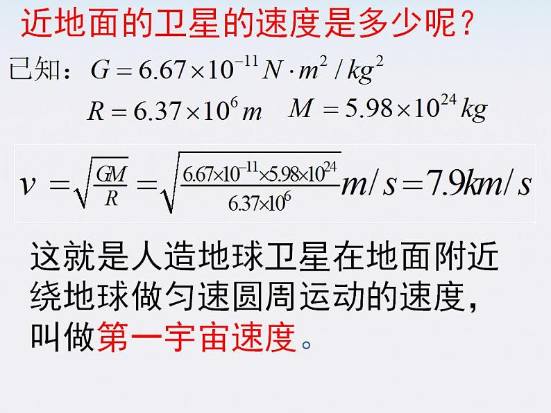 山东东营济军生产基地实验学校高一物理《宇宙航行》课件1 （人教版必修一）04