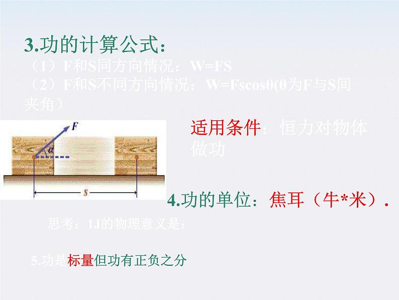 [黑龙江]2011-学年高一物理 7.2 功 2课件第4页