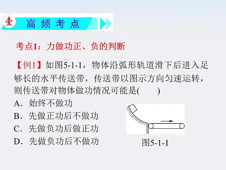 高考物理一轮复习课件（湖南专版）第7章  第1节  功  功率03