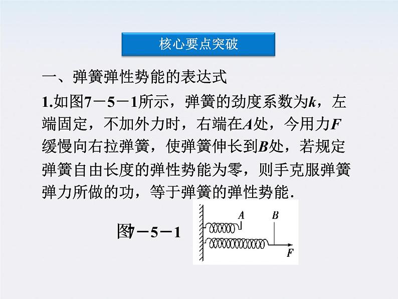 7.5探究弹性势能的表达式  课件（人教版必修2）06