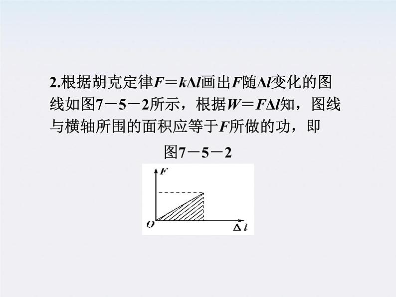 7.5探究弹性势能的表达式  课件（人教版必修2）07